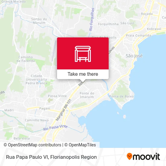Rua Papa Paulo VI map