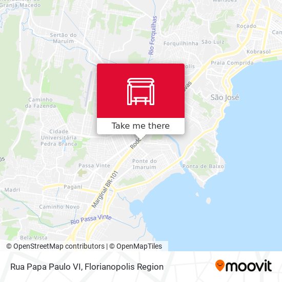 Rua Papa Paulo VI map