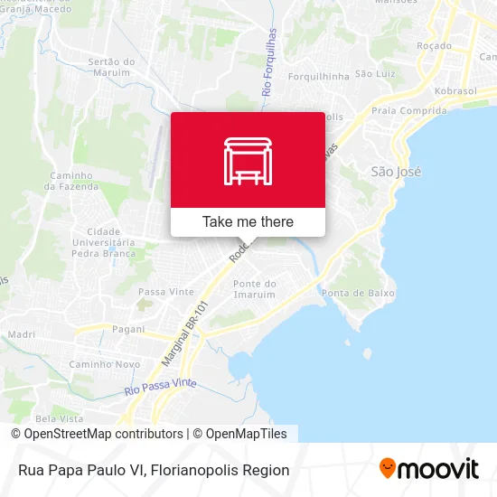 Rua Papa Paulo VI map