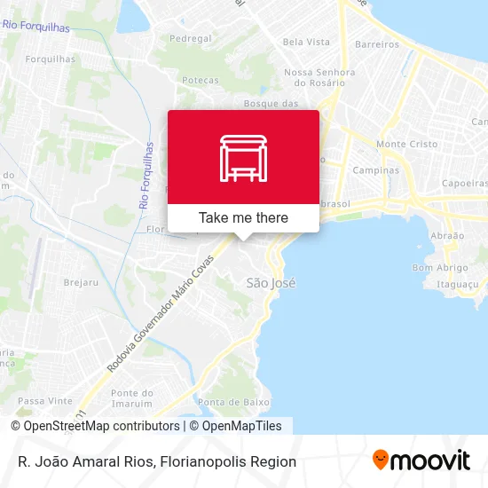 R. João Amaral Rios map