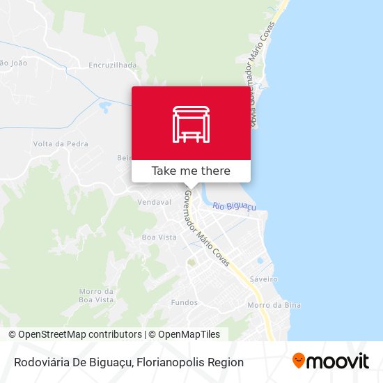 Rodoviária De Biguaçu map