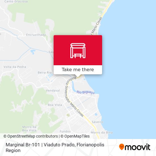 Mapa Marginal Br-101 | Viaduto Prado