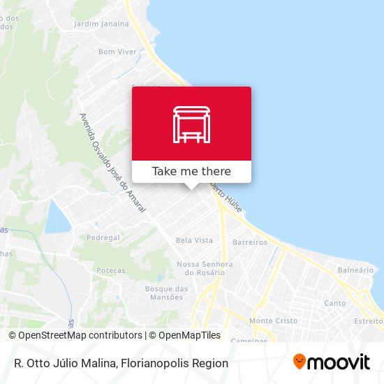 R. Otto Júlio Malina map