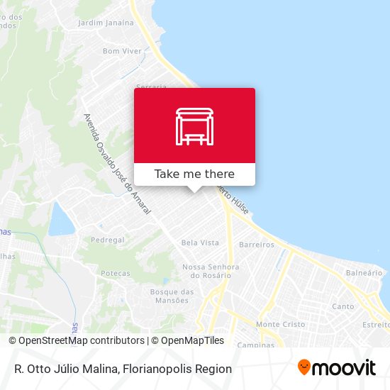 R. Otto Júlio Malina map