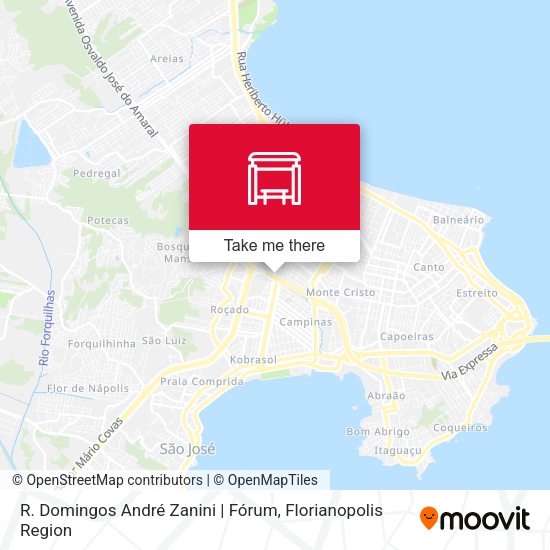R. Domingos André Zanini | Fórum map