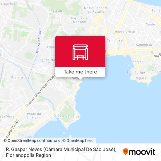 R. Gaspar Neves (Câmara Municipal De São José) map