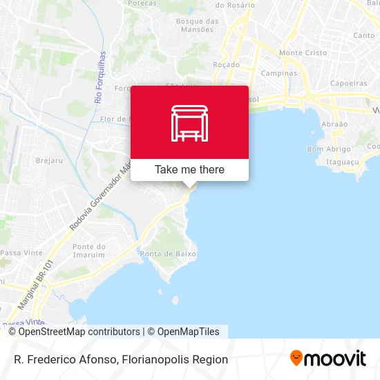 R. Frederico Afonso map