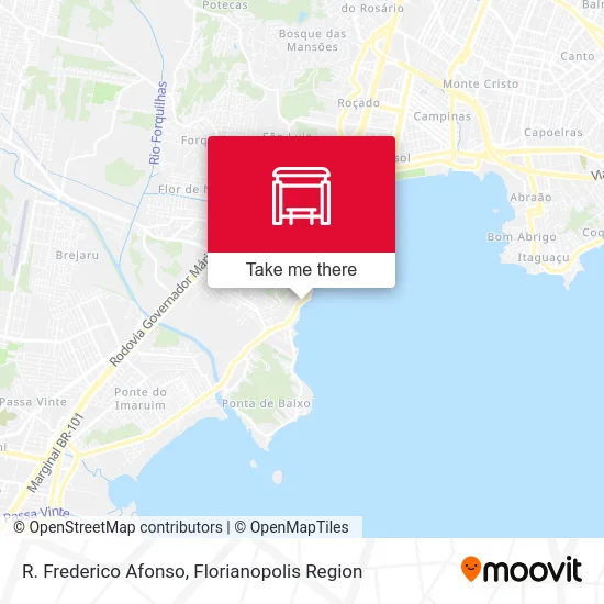 R. Frederico Afonso map