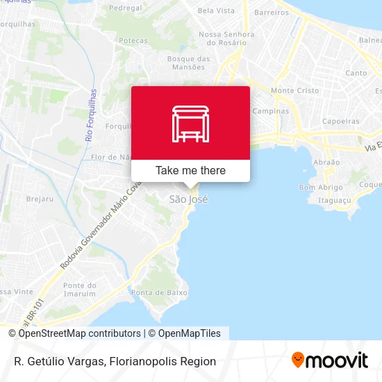 R. Getúlio Vargas map