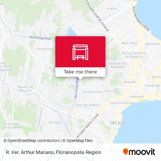 R. Ver. Arthur Mariano map
