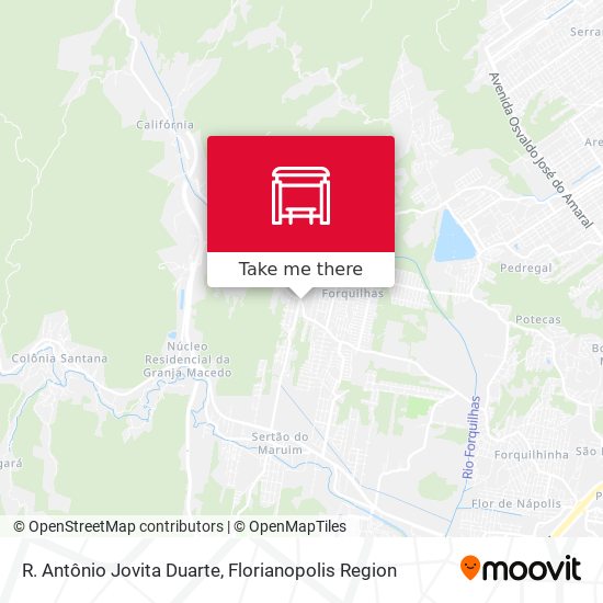 R. Antônio Jovita Duarte map