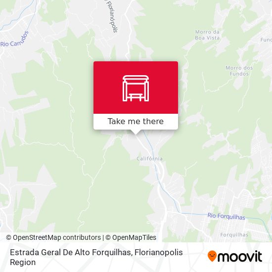 Estrada Geral De Alto Forquilhas map