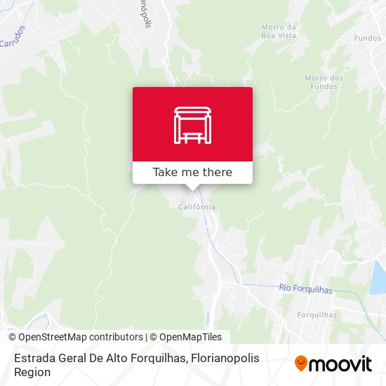 Estrada Geral De Alto Forquilhas map