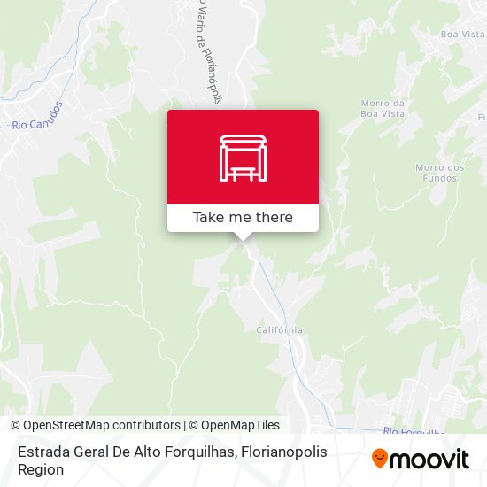 Estrada Geral De Alto Forquilhas map