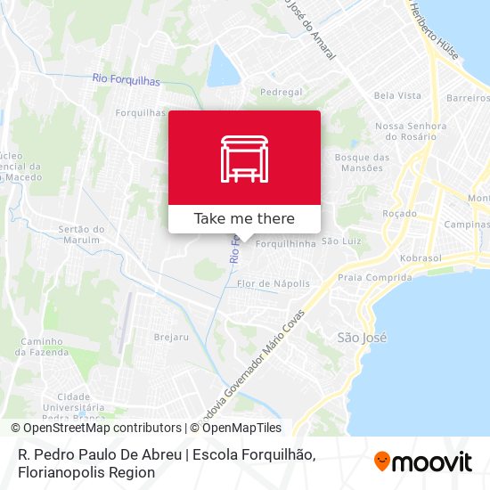 R. Pedro Paulo De Abreu | Escola Forquilhão map