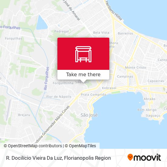 R. Docilício Vieira Da Luz map