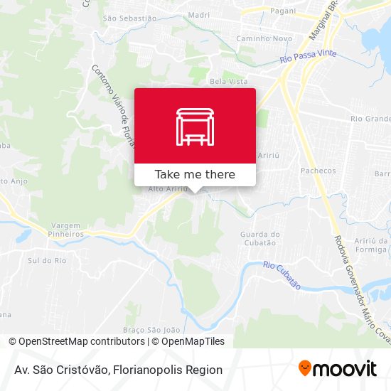 Av. São Cristóvão map