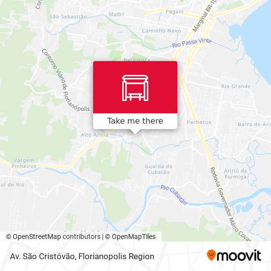 Av. São Cristóvão map