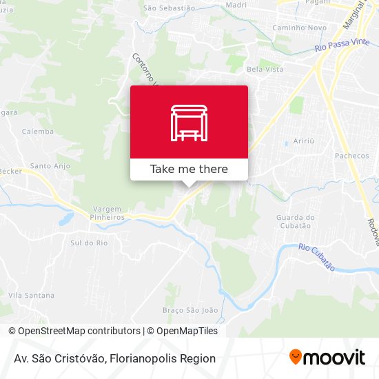 Av. São Cristóvão map