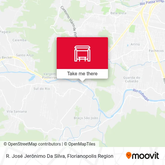 R. José Jerônimo Da Silva map