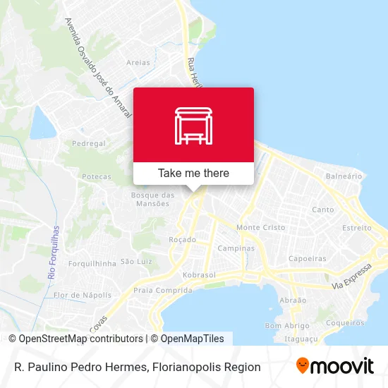 R. Paulino Pedro Hermes map