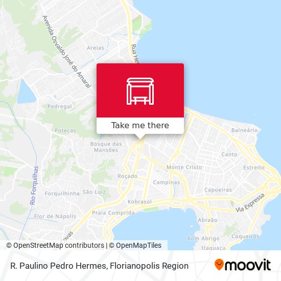 R. Paulino Pedro Hermes map