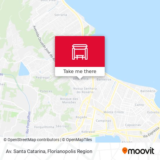 Av. Santa Catarina map