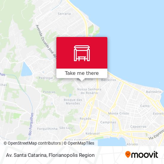 Av. Santa Catarina map