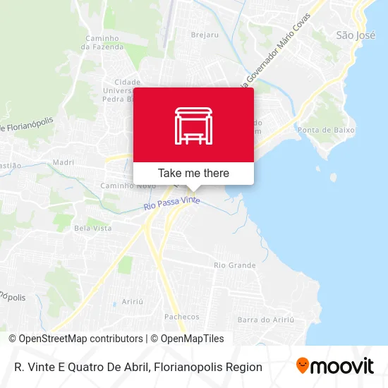 R. Vinte E Quatro De Abril map