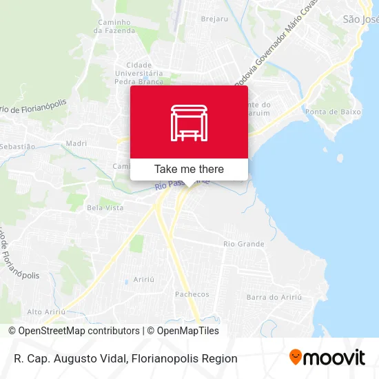 R. Cap. Augusto Vidal map