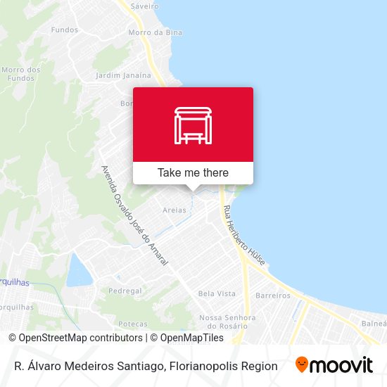 R. Álvaro Medeiros Santiago map