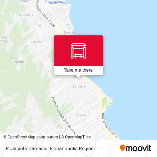 R. Jacinto Damásio map