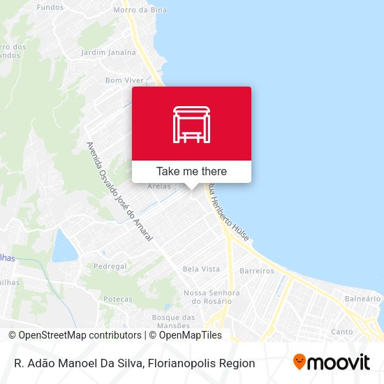 R. Adão Manoel Da Silva map