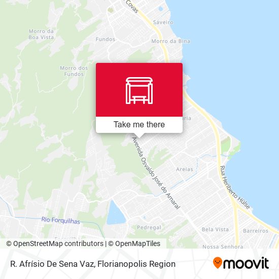 R. Afrísio De Sena Vaz map