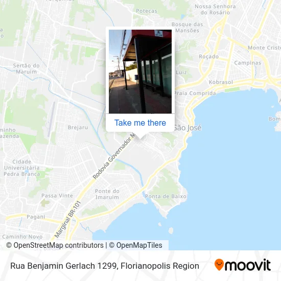 Rua Benjamin Gerlach 1299 map