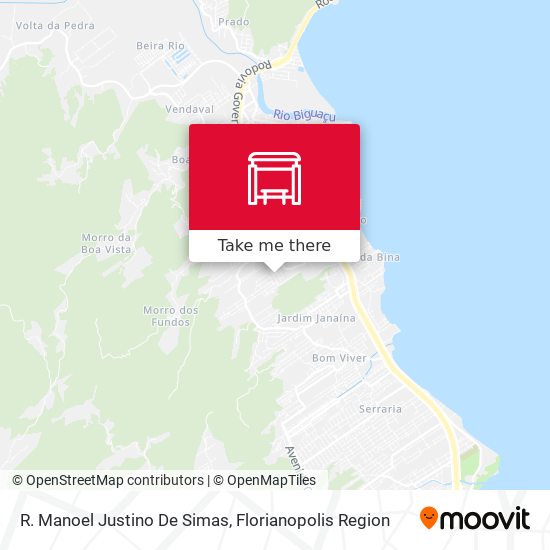 R. Manoel Justino De Simas map