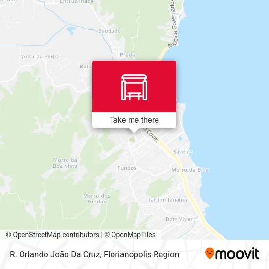 R. Orlando João Da Cruz map