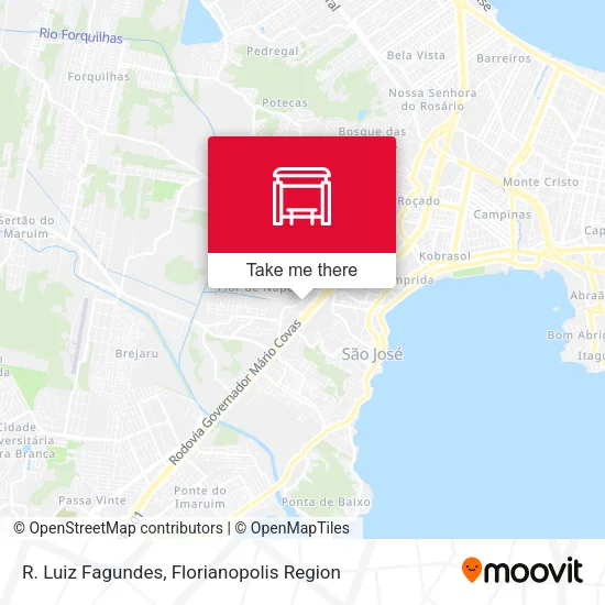 R. Luiz Fagundes map