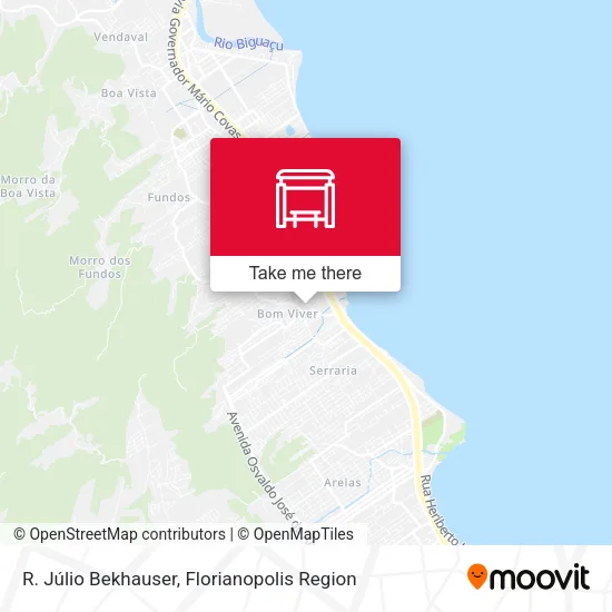 R. Júlio Bekhauser map