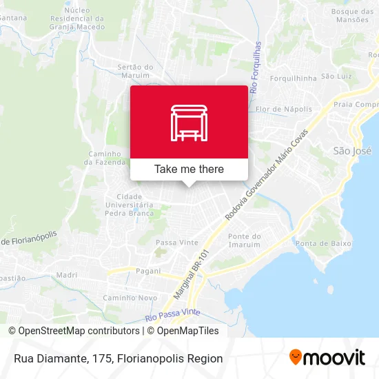 Rua Diamante, 175 map