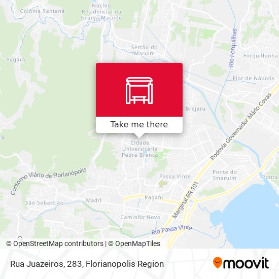 Rua Juazeiros, 283 map