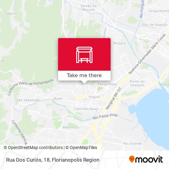 Rua Dos Curiós, 18 map