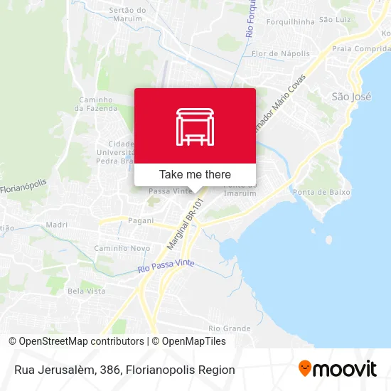 Rua Jerusalèm, 386 map