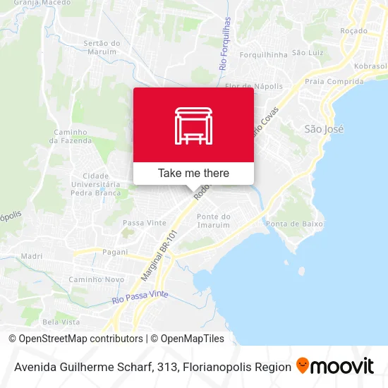 Avenida Guilherme Scharf, 313 map