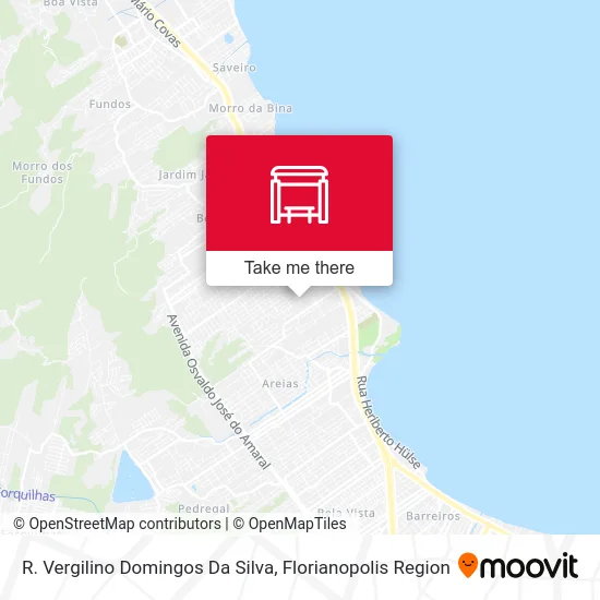 R. Vergilino Domingos Da Silva map