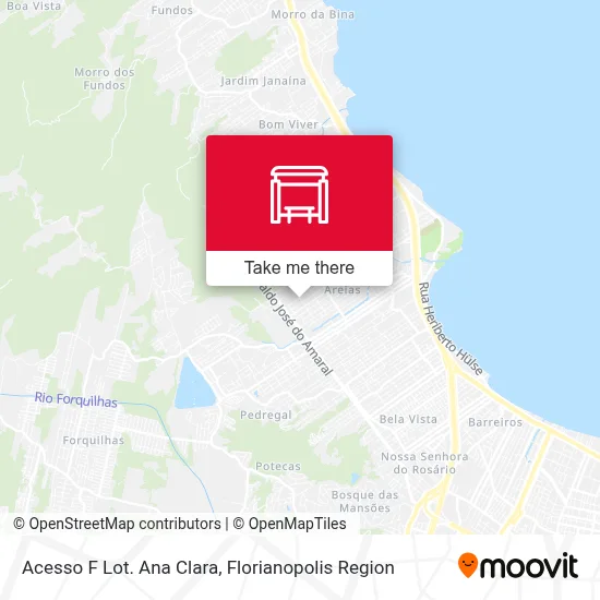 Acesso F Lot. Ana Clara map