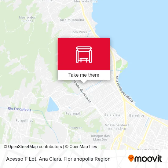 Acesso F Lot. Ana Clara map