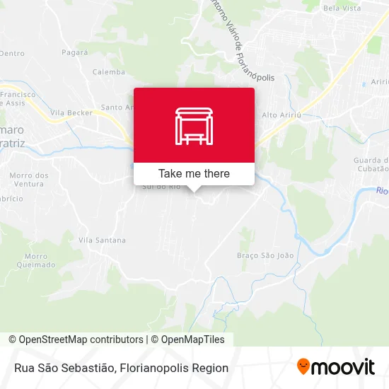 Rua São Sebastião map