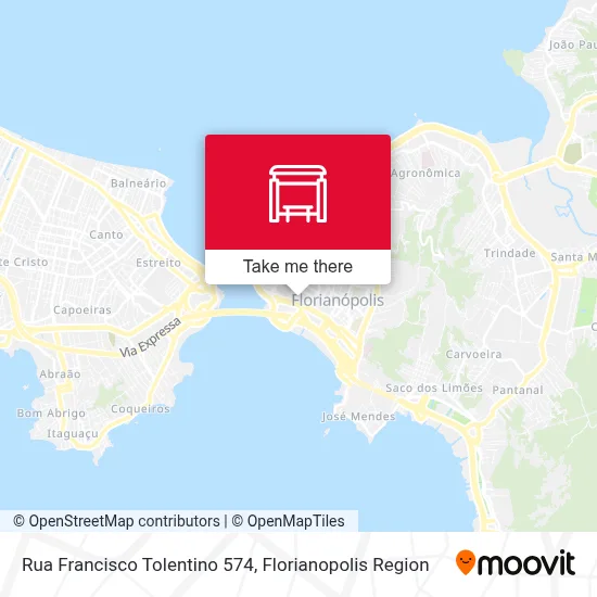 Rua Francisco Tolentino 574 map