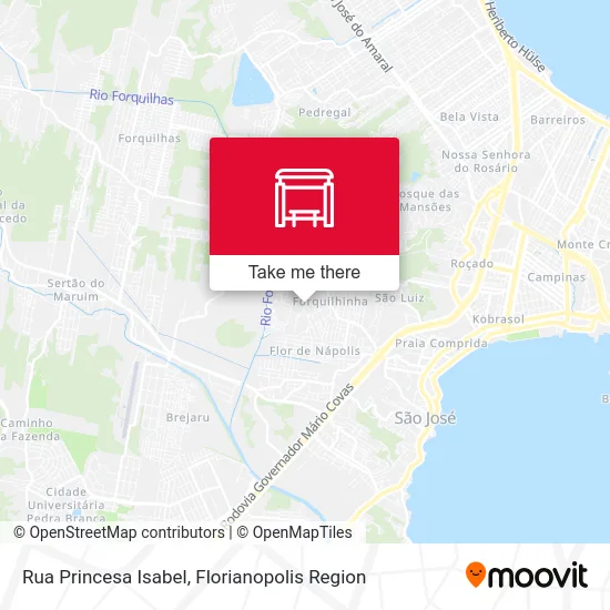 Rua Princesa Isabel map